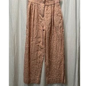 ZARA Kids Seersucker Striped Pants